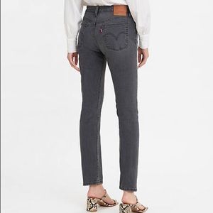 Faded Black Levi’s 501 Skinny Ripped Jeans
